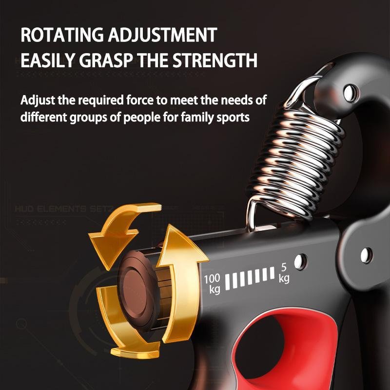 Adjustable Hand Grip Strength Trainer. 1 Count 5-100kg Hand Grip Strengthener with LCD Display. Hand Strengthening Training Equipment for Home Gym Workout LINGPENG - Image 5