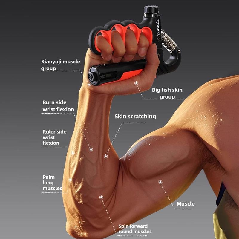 Adjustable Hand Grip Strength Trainer. 1 Count 5-100kg Hand Grip Strengthener with LCD Display. Hand Strengthening Training Equipment for Home Gym Workout LINGPENG - Image 4