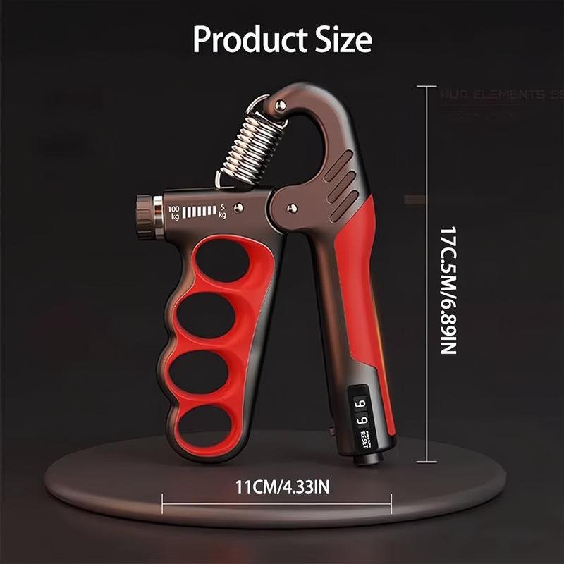 Adjustable Hand Grip Strength Trainer. 1 Count 5-100kg Hand Grip Strengthener with LCD Display. Hand Strengthening Training Equipment for Home Gym Workout LINGPENG - Image 3
