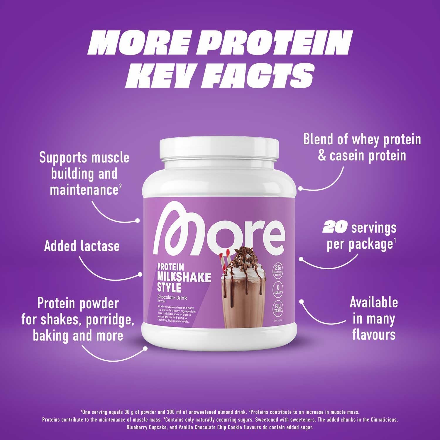 More Protein - Proteinpulver meets milkshake love mit bis zu 27 g Protein & ohne Zuckerzusatz - Image 5